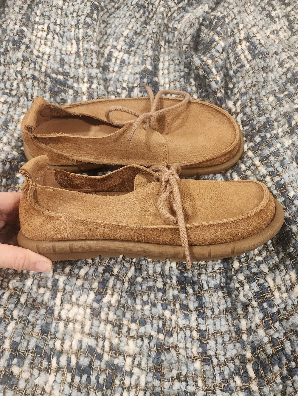Womens Comfy Leather/suede Shoe.  Size 8.5 Nice